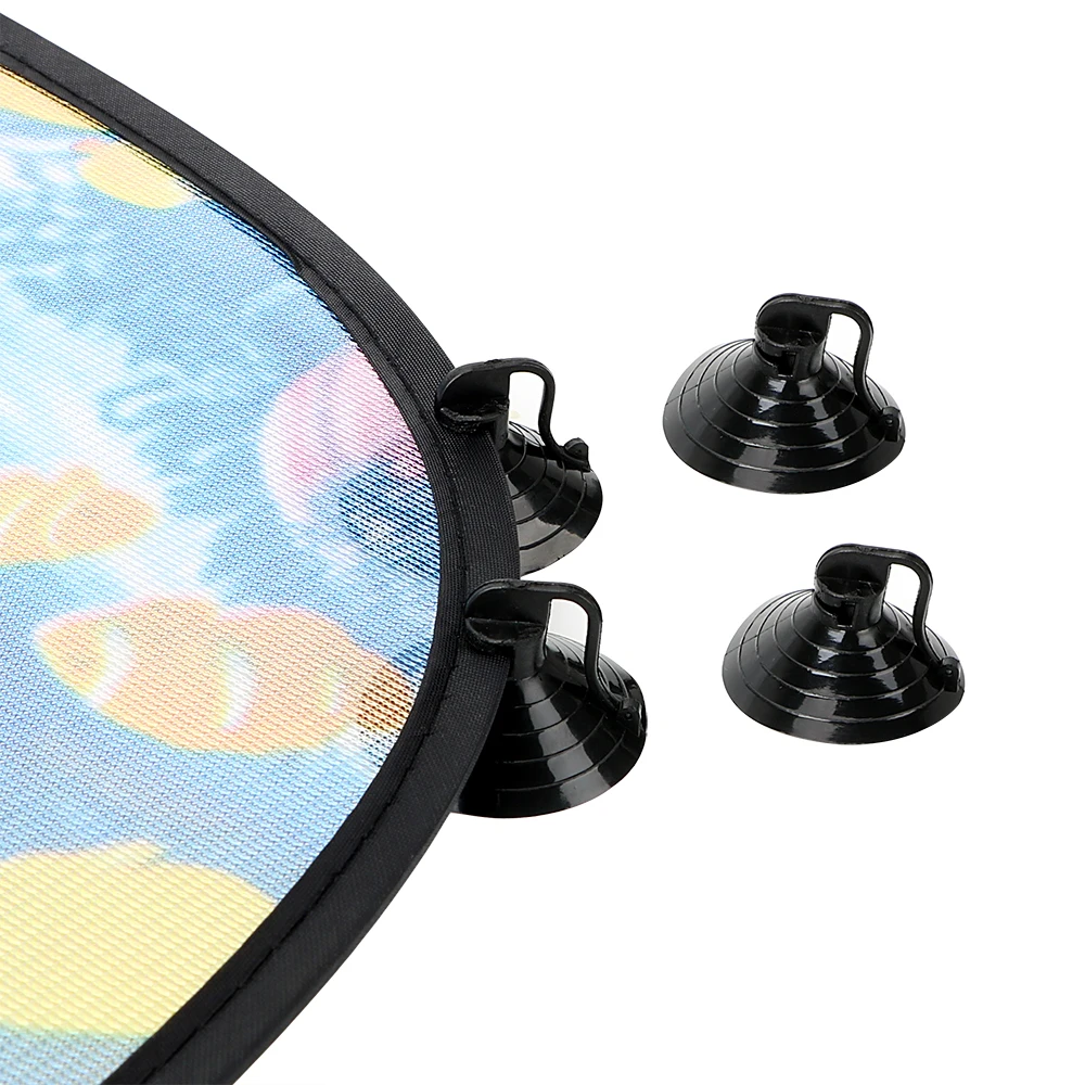 2Pcs Car Curtain Side Window Screen Sunshades Windscreen Cover with Suction Windshield Shade Car-styling Car Accessories