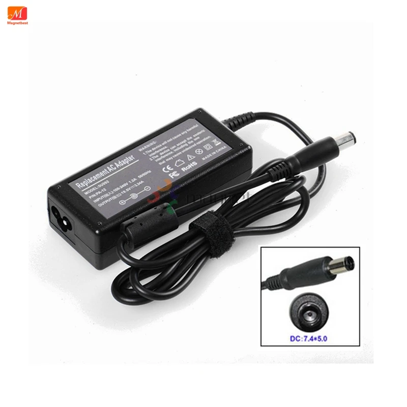 19 5 V 3 34a Octagon Pin Dc Adaptor Laptop Charger Untuk Dell