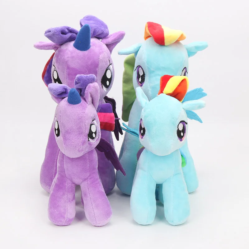 Игрушки My Little Pony Princess Cadence Celestria Rarity Pinkie Pie, плюшевые мягкие куклы, 22-40 см