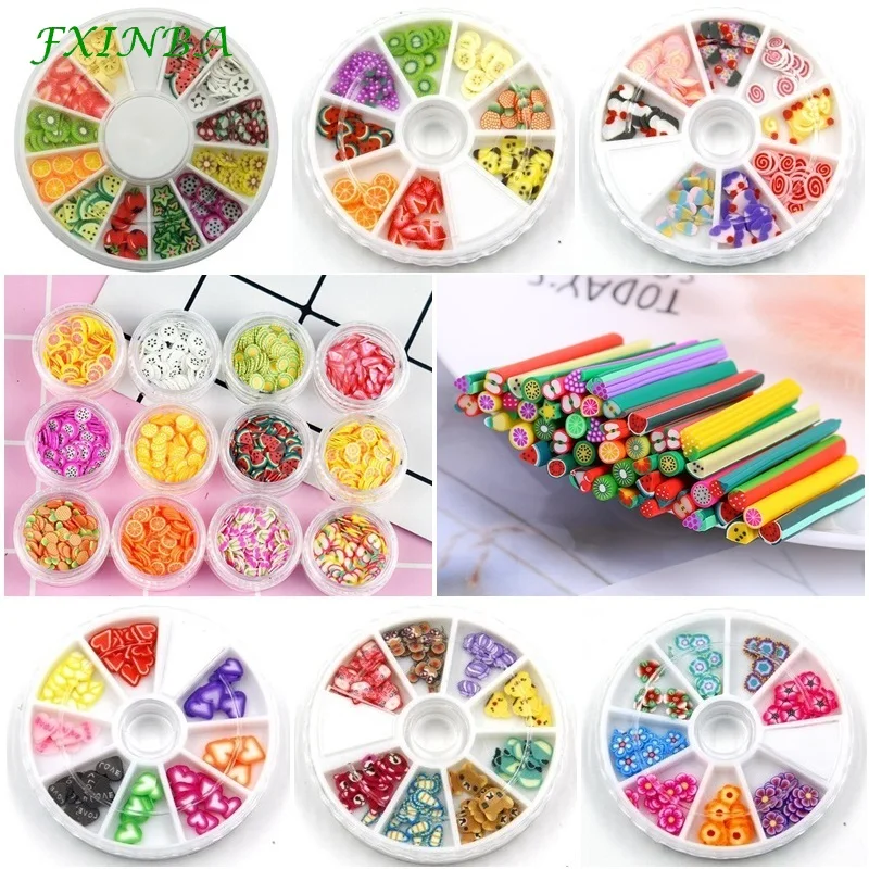 FXINBA 9 Types Mini Fimo Fruit Slices For Slime Supplies/Nails Art Tips Clay Sprinkles Cake Fruit Slices Slimes Toys Lizun DIY FXINBA 9 Types Mini Fimo Fruit Slices For Slime Supplies/Nails Art Tips Clay Sprinkles Cake Fruit Slices Slimes Toys Lizun DIY