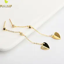 Flyleaf 100% 925 Sterling Silver Long Tassel Heart Drop Earrings For Women Fashion Party Jewelry Flyleaf 100% 925 Sterling Silver Long Tassel Heart Drop Earrings For Women Fashion Party Jewelry