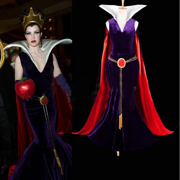 Costume Custom Made Snow White Evil Queen Dress Costume Movie Cosplay Costu...