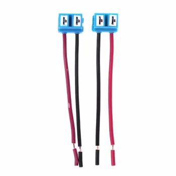 

2Pcs/Lot H7 Connector Female Ceramic Sockets Auto Car Bulb Connectors Lamp Adaptor With Wire 8cm