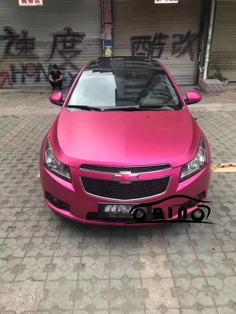 Matte Metallic Chrome Vinyl Film Wrap-2