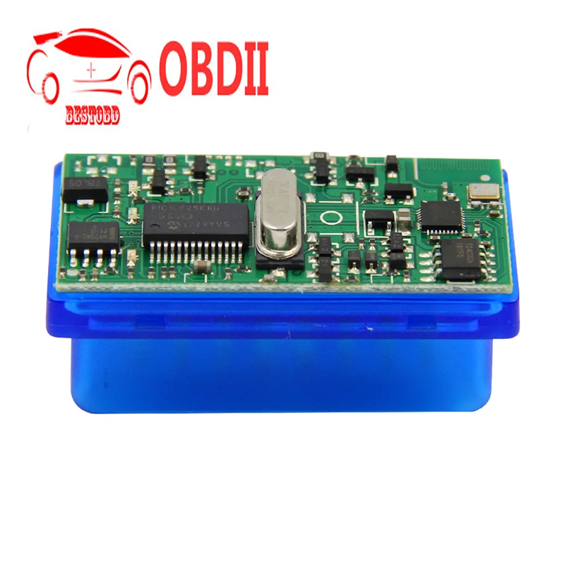 Для Android ELM327 v1.5 OBDII бензиновый Автомобильный сканер OBD2 диагностический инструмент считыватель кодов v1.5 PIC18F25K80 чип Bluetooth elm327 J1850