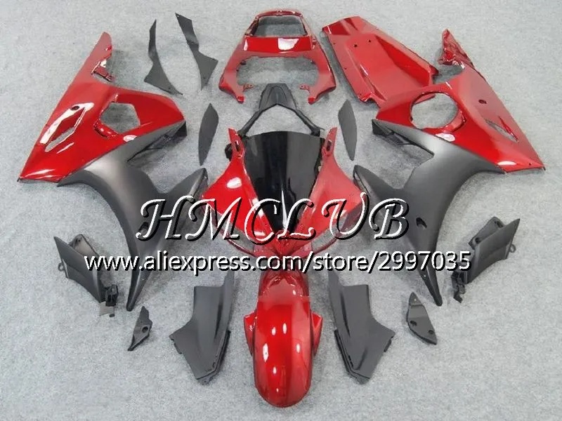 Корпус для YAMAHA YZF-R6 03 04 05 YZF600 YZF R6 2003 2004 2005 14HC. 8 YZF 600 R 6 YZF-600 YZFR6 03 04 05 обтекающее голубое пламя комплект - Цвет: No. 7