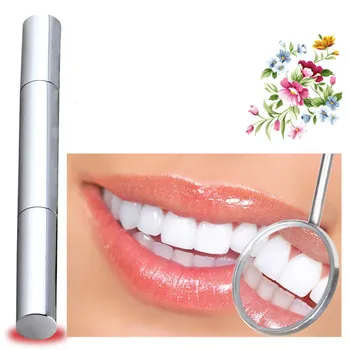 

50PCS Teeth Whitening Pen Bleach Stain Eraser Soft Brush Tooth Whitening Kit Gel Enamel White Oral Hygiene Care Sliver Gold