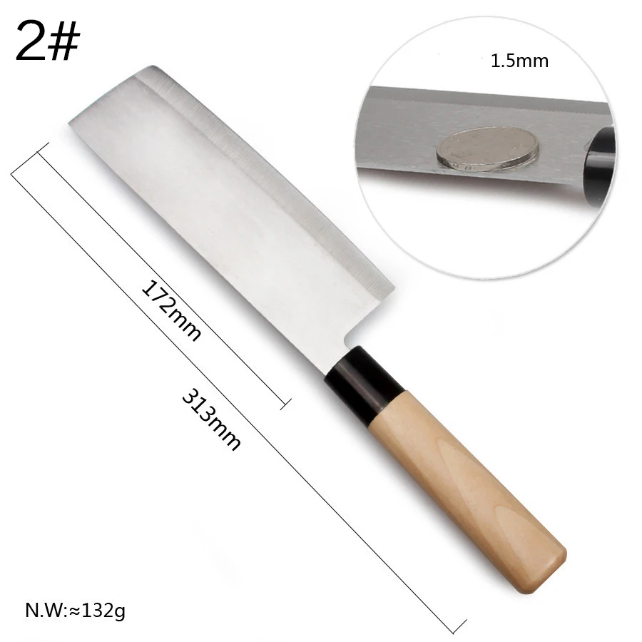 1 шт. японский нож для резки bonito сырой нарезной нож обвалочный нож кухонный набор посуды - Цвет: style1-B