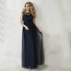 Save 9.8 on robe de mariage 2017 New Elegant Evening Party Dresses Long Scoop A-Line Sequined Dresses Formal Evening Dress vestidos de festa