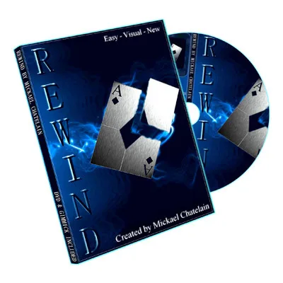 

Rewind (Gimmick and DVD) Magic Tricks Restore Tear Card Magia Magician Close Up Street Illusions Props Mentalism Funny Magie