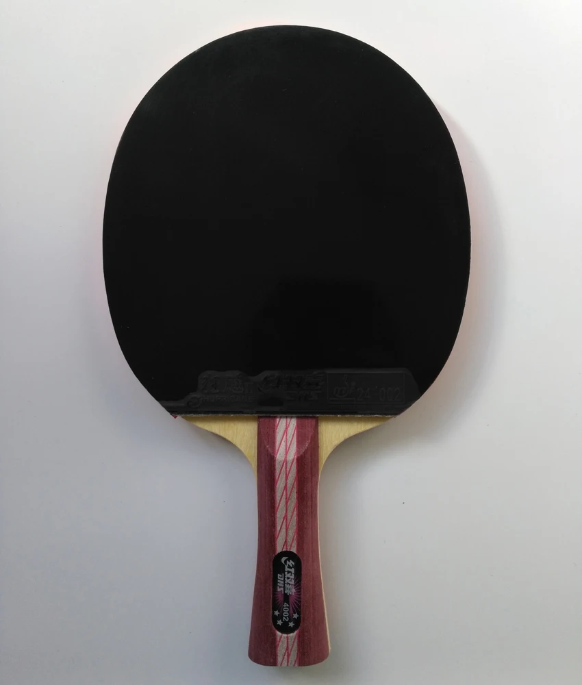 Ceny Oryginalny DHS 4002 4006 rakieta do tenisa stołowego z 4 gwiazd pryszcze w gumy szybki atak pętli DHS rakieta sport ping pong wiosła