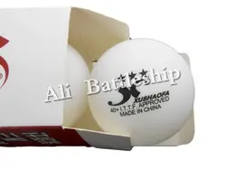 Оригинальный 6x XUSHAOFA 40 + Настольный теннис Мячи Белый 3 звезды