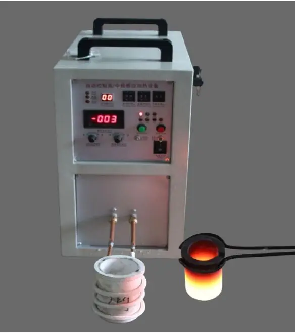 

TG-15A 2KG Mini Electric Gold Melting Machine , Gold Induction Melting Machine FREE SHIPPING Door to Door Service