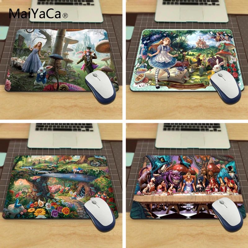 MaiYaCa alice in wonderland New Arrivals Mouse Pad Computer Gaming Mouse Pads