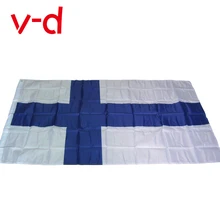 xvggdg флаг Финляндии полиэстер стандартный национальный флаг баннер наружный внутренний 150*90 флаг