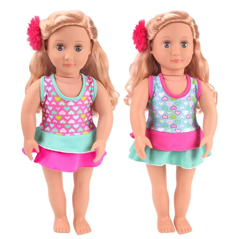 

New 18-inch baby clothes accessories American doll swimsuit children's toy clothesc746