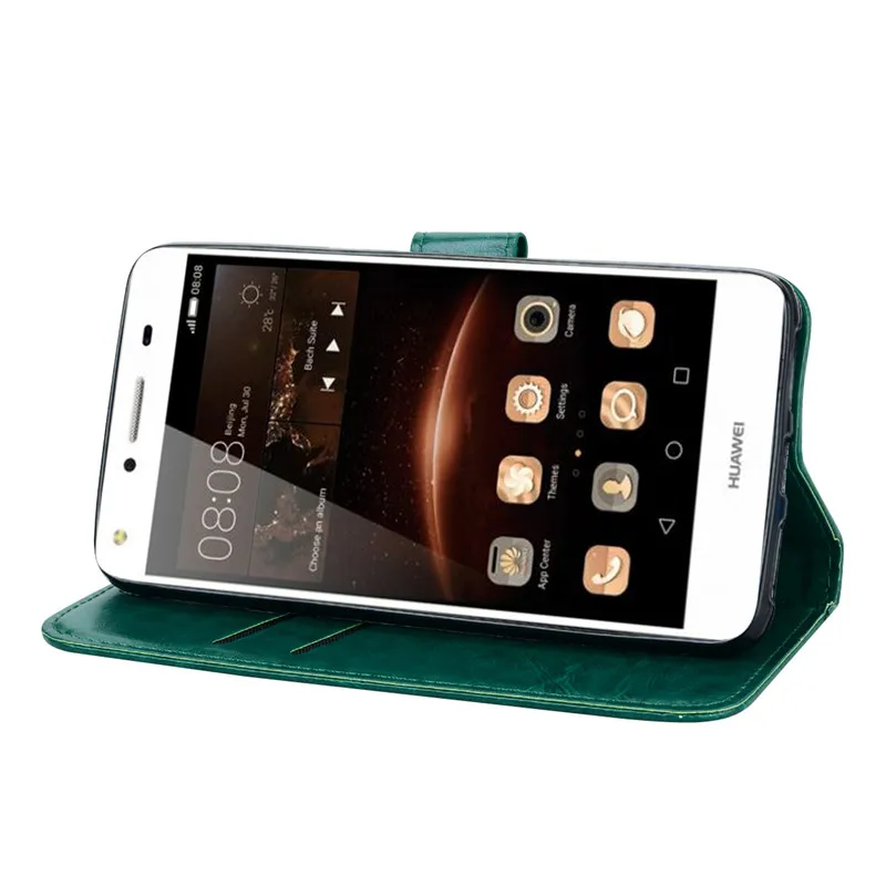 Huawei Honor 5A чехол LYO-L21 5,0 дюймов кожаный бумажник флип чехол для huawei Honor 5A huawei Y5 II Y5 2 CUN-U29 CUN-L21 чехол