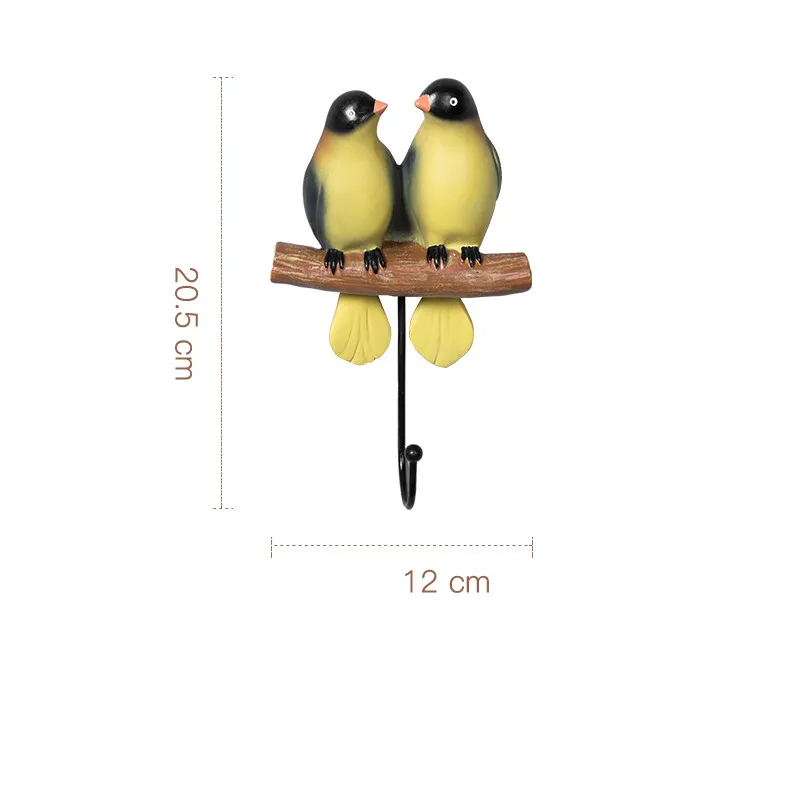 Американская птица, декоративный крючок для детской комнаты, креативный крючок для пальто, Современное украшение для дома, настенный крючок для одежды - Цвет: as the picture shows