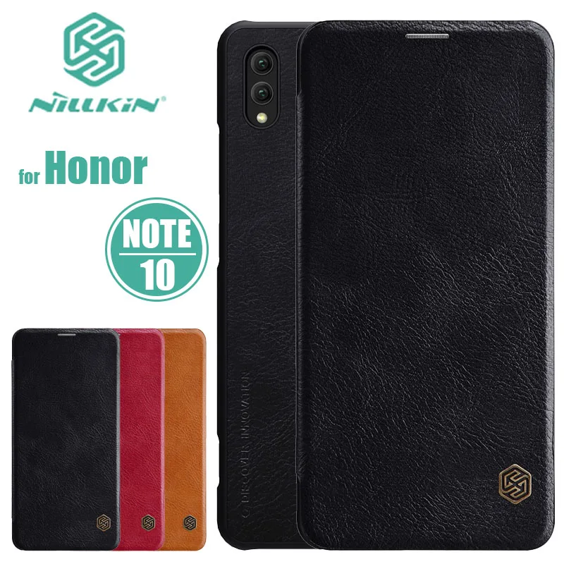 

Huawei Honor Note 10 Case Nillkin Qin Flip Leather Case Honor Note10 Luxury Card Slot Phone Case for Honor Note 10 Nilkin Cover