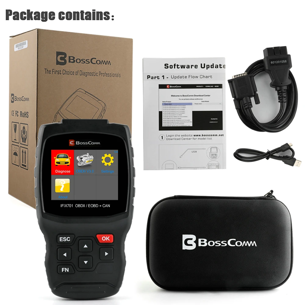 Autek IFIX710 полная система OBD2 автомобильный диагностический инструмент ABS SRS EPB DPF