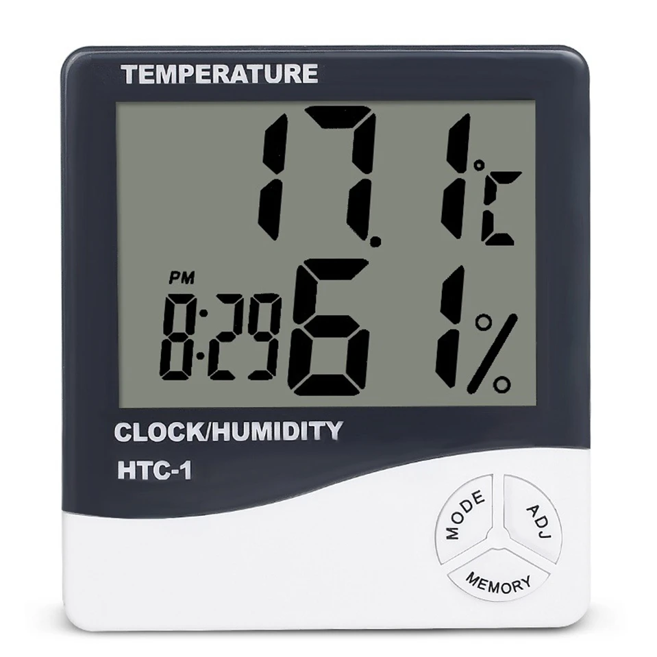 Цифровой номер ЖК дисплей термометр электронный Температура измеритель влажности Измеритель влажности Метеостанция сигнализация для