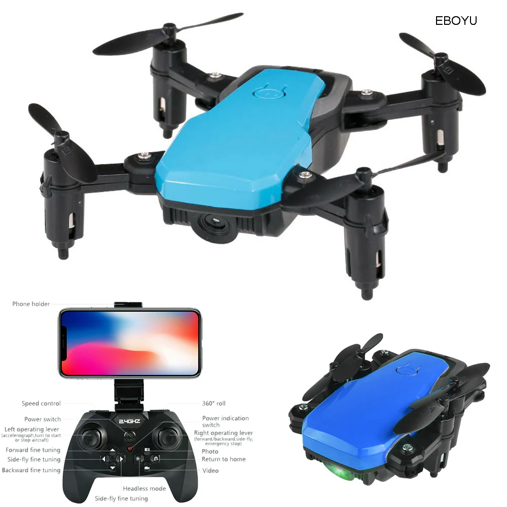 EBOYU SG800 Радиоуправляемый Дрон 720P/480P HD камера Wi Fi FPV жест Фото Видео удержание