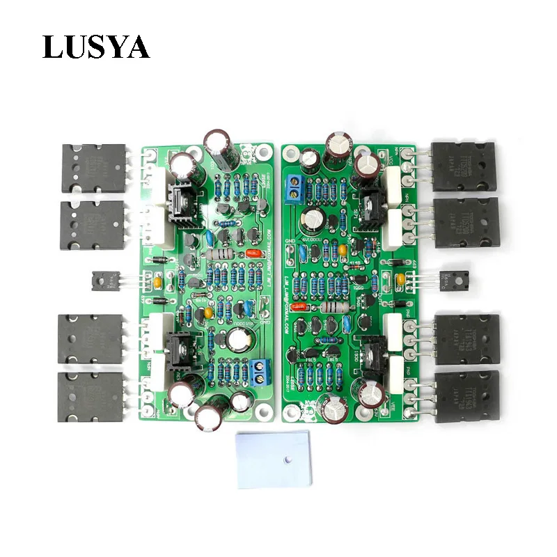 Lusya 2PCS L20 SE Audio Amplifier Board A1943 C5200 Dual Channels 350W Amplifier Amp Board 4ohm DIY kits Lusya 2PCS L20 SE Audio Amplifier Board A1943 C5200 Dual Channels 350W Amplifier Amp Board 4ohm DIY kits