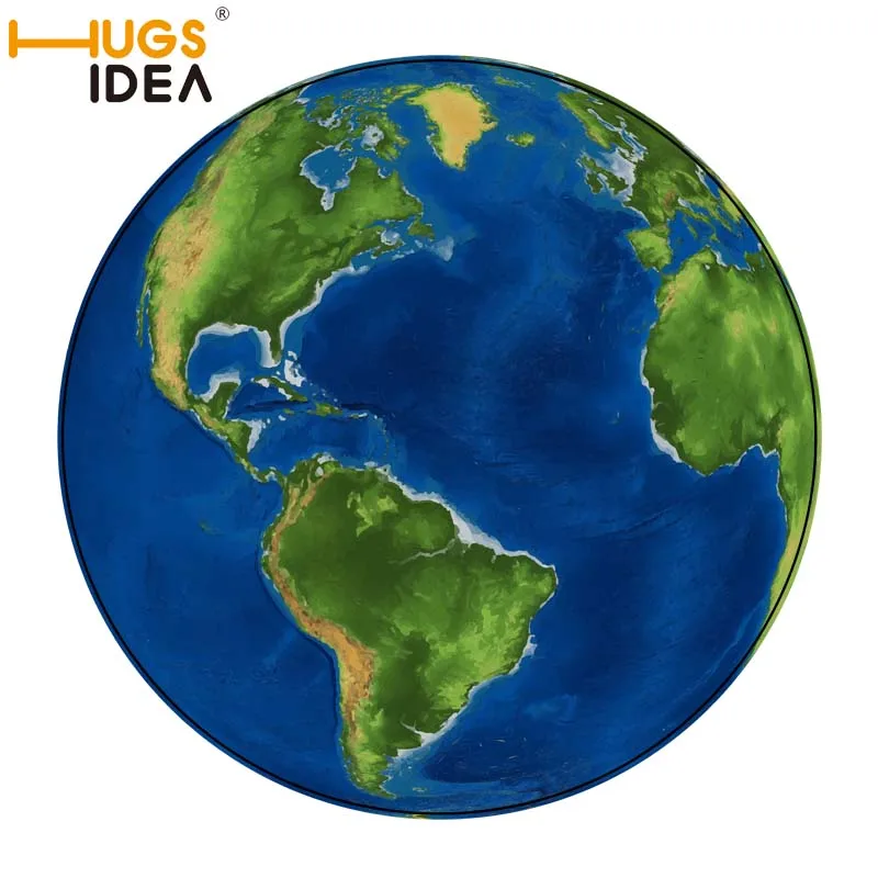 HUGSIDEA 3D земли вокруг Коврики alfombras Dormitorio Гостиная Ковры кафе Кухня комнаты Спальня Фетр вращающееся кресло площадь Ковры