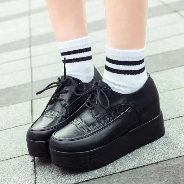 platform school shoes