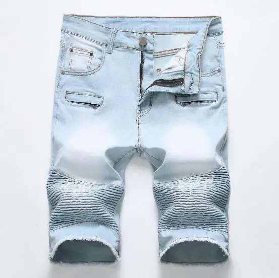 2018 New Summer Denim Shorts Men 