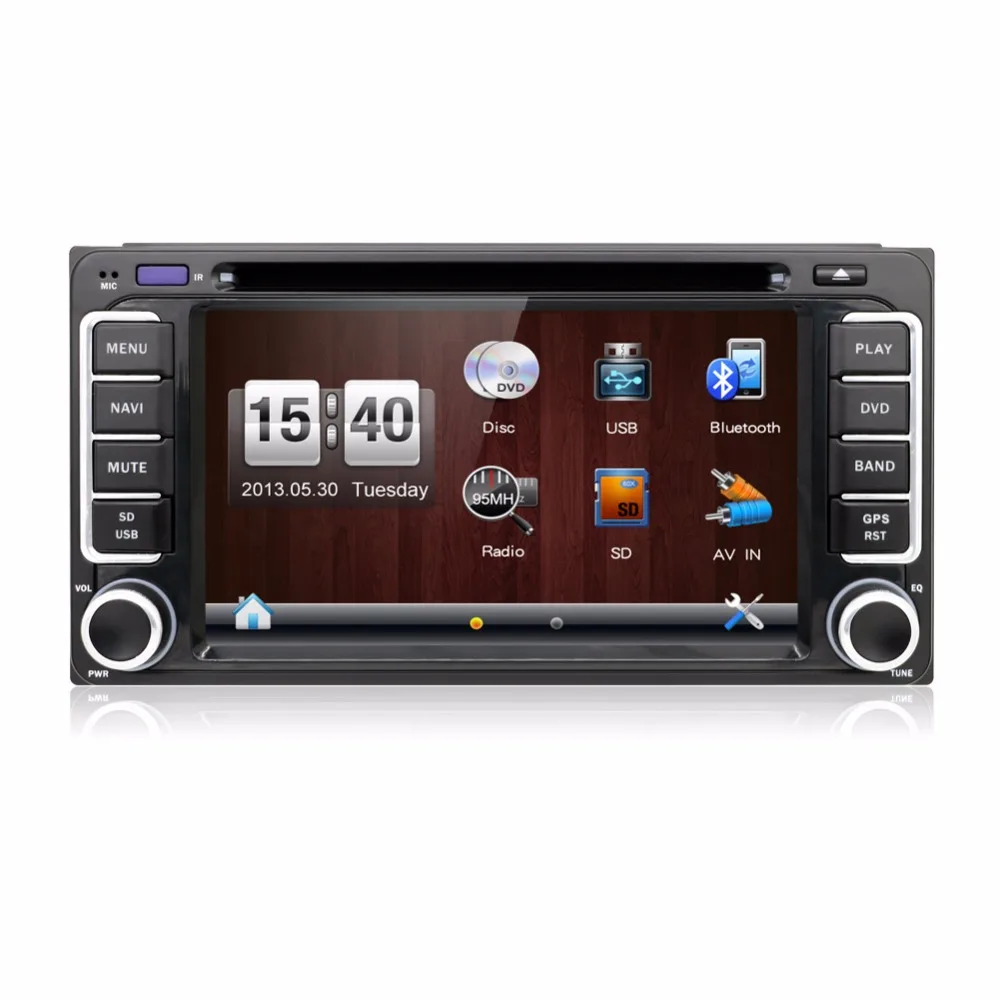 Touch-Screen-Car-DVD-GPS-Navigation-2DIN-For-toyota-Stereo-Radio-Bluetooth-USB-SD-Universal-Player