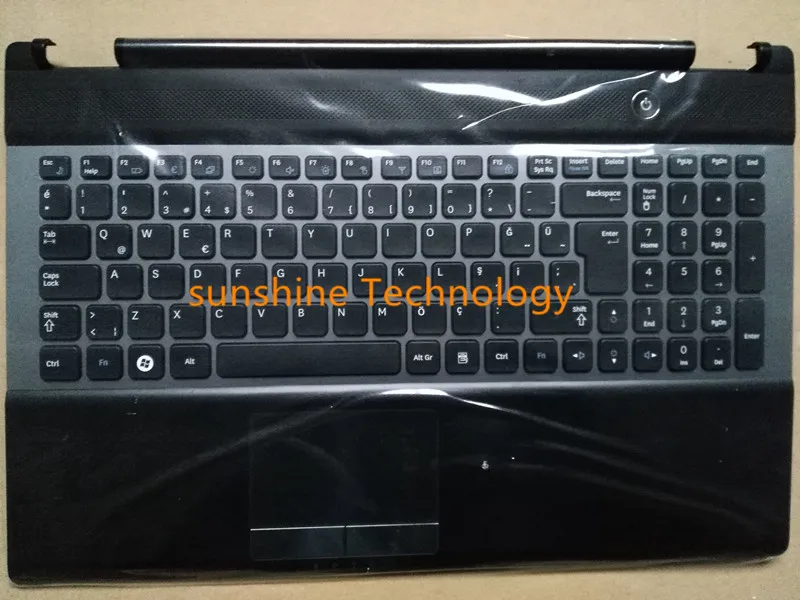 

Turkey layout new laptop keyboard with palmrest for samsung BA75-03202F SAMSUNG NP RC530 RC528