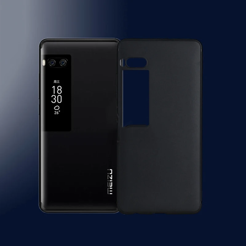 

Ultra thin solid color silicone case Pro 7 Plus funda carcasa coque hoesje matte frosted tpu cover for meizu Pro 7 kryt tok etui
