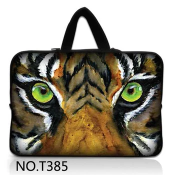

Cool Tiger Face Neoprene 17" Sleeve Case Bag Cover Pouch For 17.3" 17.4" Laptop Notebook PC