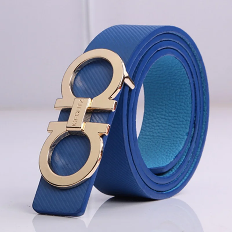 Men Luxury Belts Alloy Buckle Belts Men 