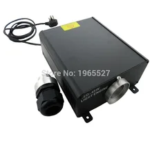 45 Вт DMX Оптическое волокно светодиодные двигатель с беспроводной пульт и DMX 512 сигнала