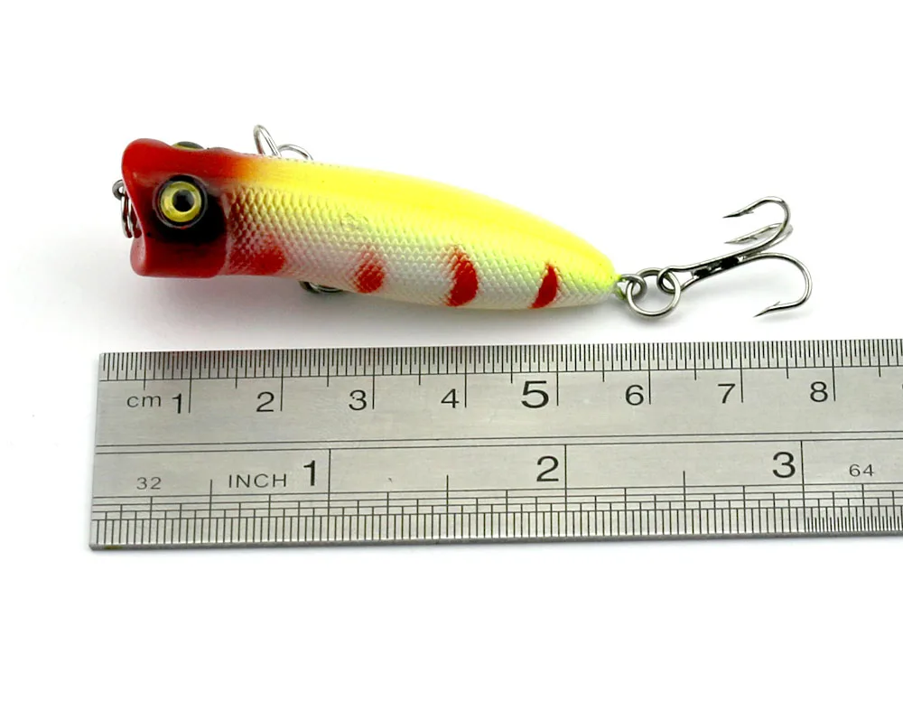 Isca de Pesca Equipamento de Pesca Centímetros Ganchos Popper Isca Artificial Crankbait Pike Trout Bait Wobblers Flutuantes Pesca 200pcs 5.5 5.4g 8 10 pike trout Bait wobblers flutuantes pesca equipamento de pesca