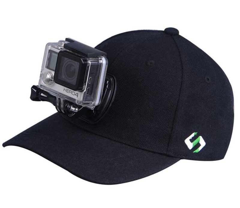 

Sun Hat Cap With Base Mount Holder For Gopro Hero 3 3+ 4 SJCAM Xiaomi YI Sport action Camera