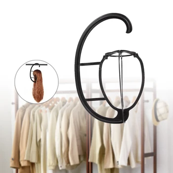 

Hat Stand Holder Plastic Portable Wig Stand Hats Storage Detachable Wig Hanger Black Show DIY Hanging Home
