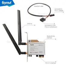 Половина мини PCI Express к стандарту PCI-e адаптер две антенны ноутбук WiFi Bluetooth карта конвертер для настольного ПК компьютер