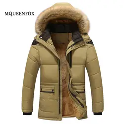 2019 новая Парка мужская зимняя куртка мужская Толстая Теплая мужская Куртка Свободная зимняя куртка для мужчин