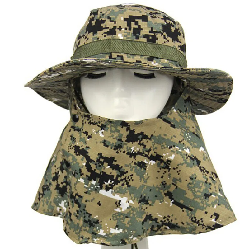 digital camo bucket hat