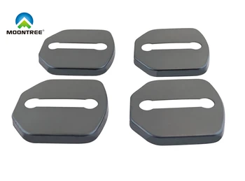 

4 pcs Black Car Door Lock Protective Cover for Volvo S60 V60 S60L S80L XC60