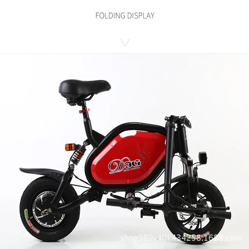 Sale Adults Folding New Bicycle 100W 48V  Lithium battery  Folding Mini 2 wheels Electric Scooter 5