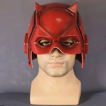 

2016 New Anime Daredevil Mask for Sale Matt Murdock Cosplay Costume Helmet Brand New Red PVC For Adult Hot Sale