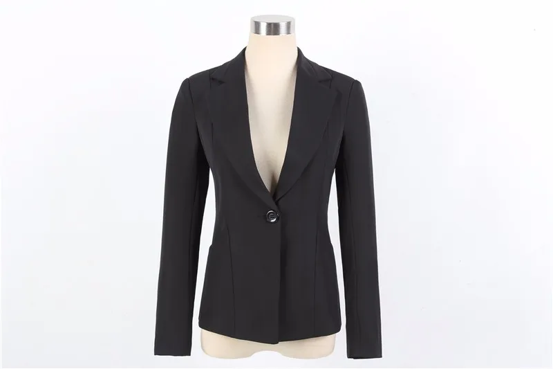 Официальное в стиле формы женский деловой костюм блейзеры узкие модные куртки с длинным рукавом офисное пальто Верхняя одежда Blaser Топы
