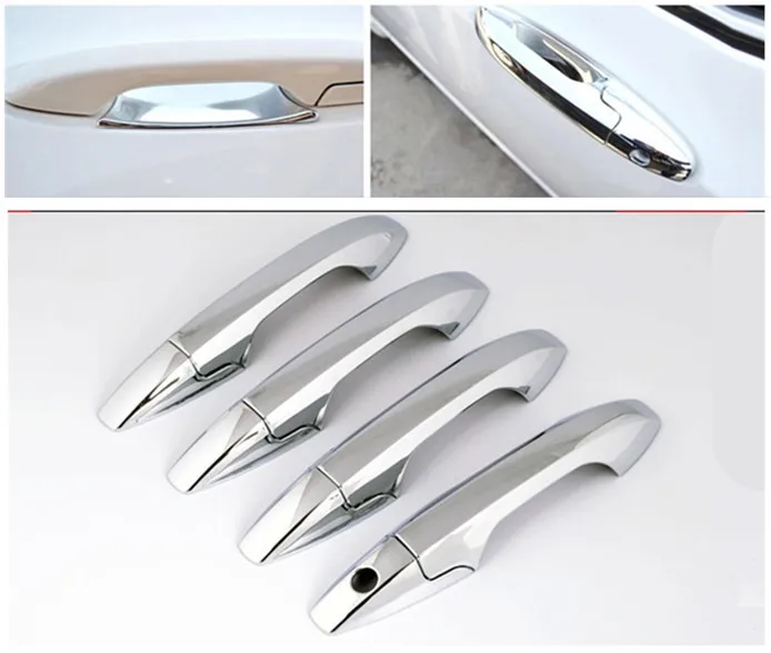 Для Honda City 2009 2010 2011 2012 2013 2014 новая хромированная Автомобильная крышка для дверных