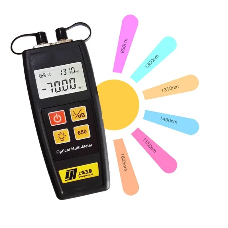 

2 in 1 Mini Fiber Optical Power Meter VFL 5km 1mW Visual Fault Locator Fiber Optic Test Pen