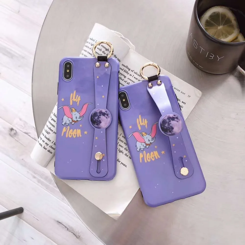 Новый браслет Dumbo icon используется на iPhone 6 plus 7 8 7plus8plus чехол для телефона xs xr xsmax