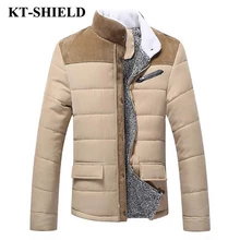 High quality Winter Parkas Men Jacket Thicken Warm Wool Outerwear Coats For Men Down Cotton Casual
